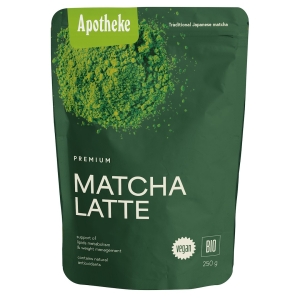 MATCHA LATTE BIO 250 g – APOTHEKE