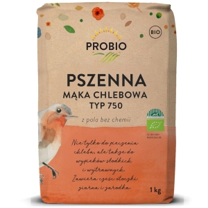 MĄKA PSZENNA CHLEBOWA TYP 750 BIO 1 kg – PROBIO