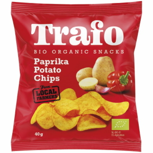 CHIPSY ZIEMNIACZANE PAPRYKOWE BIO 40 g – TRAFO