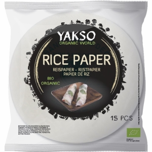 PAPIER RYŻOWY BEZGLUTENOWY BIO (15 szt.) 150 g – YAKSO PAPIER RYŻOWY BEZGLUTENOWY BIO (15 szt.) 150 g – YAKSO