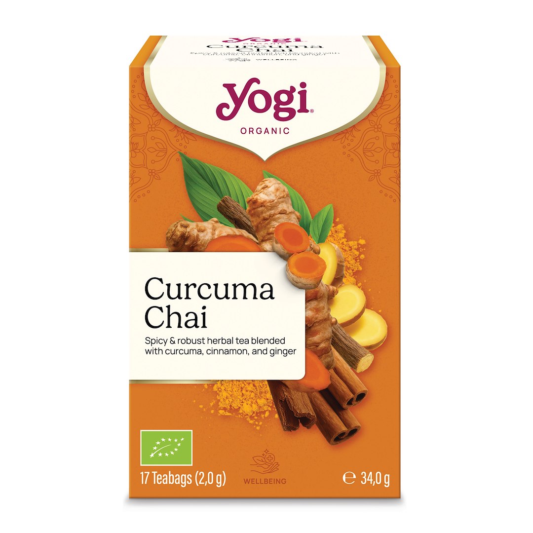 HERBATKA ZŁOTY CHAI Z KURKUMĄ (TURMERIC CHAI) BIO (17 x 2 g) 34 g – YOGI HERBATKA ZŁOTY CHAI Z KURKUMĄ (TURMERIC CHAI) BIO (17 x 2 g) 34 g – YOGI