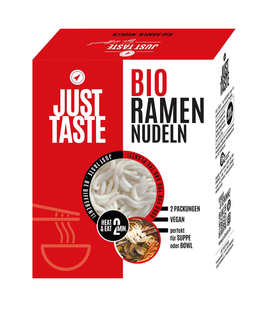 MAKARON RAMEN BIO 300 g – JUST TASTE MAKARON RAMEN BIO 300 g – JUST TASTE