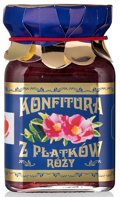 KONFITURA Z PŁATKÓW RÓŻY 220 g – POLSKA RÓŻA KONFITURA Z PŁATKÓW RÓŻY 220 g – POLSKA RÓŻA
