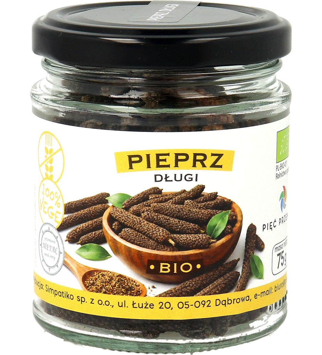PIEPRZ DŁUGI BEZGLUTENOWY BIO 75 g – PIĘĆ PRZEMIAN PIEPRZ DŁUGI BEZGLUTENOWY BIO 75 g – PIĘĆ PRZEMIAN