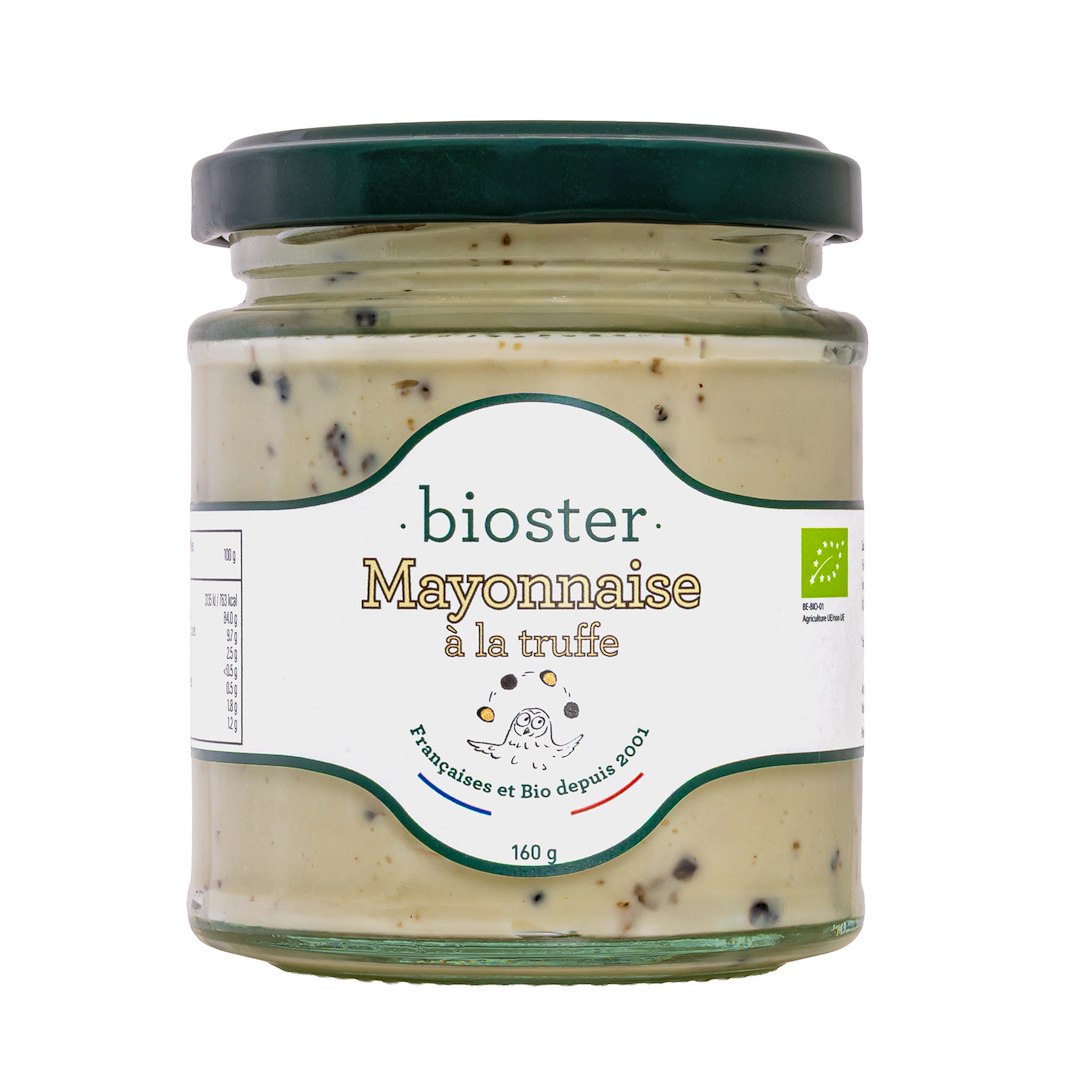 MAJONEZ JAJECZNY Z TRUFLĄ BIO 160 g – BIOSTER MAJONEZ JAJECZNY Z TRUFLĄ BIO 160 g – BIOSTER