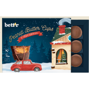 ŚWIĄTECZNY BOX: PRALINY Z KREMEM ORZECHOWYM BIO (12 x 13 g) 156 g – BETT’R (PRODUKT SEZONOWY)