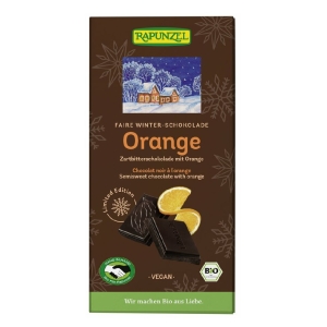 CZEKOLADA GORZKA Z POMARAŃCZĄ BIO 80 g – RAPUNZEL (PRODUKT SEZONOWY)