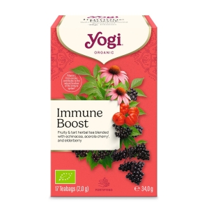 HERBATKA NA ODPORNOŚĆ (IMMUNE BOOST) BIO (17 x 2 g) 34 g – YOGI