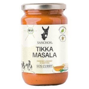 SOS CURRY TIKKA MASALA BEZGLUTENOWY BIO 320 ml – SANCHON