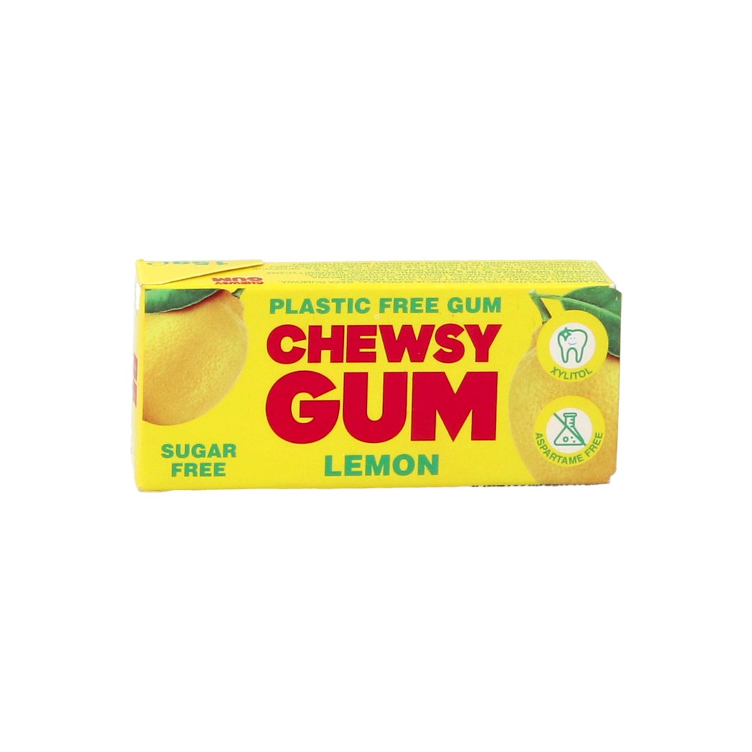 GUMA DO ŻUCIA Z KSYLITOLEM O SMAKU CYTRYNOWYM (10 szt.) 15 g – CHEWSY GUMA DO ŻUCIA Z KSYLITOLEM O SMAKU CYTRYNOWYM (10 szt.) 15 g – CHEWSY