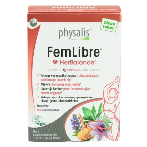 TABLETKI NA MENOPAUZĘ (FEMLIBRE) 30 szt. – PHYSALIS (HERBALANCE)