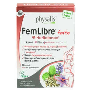 TABLETKI NA MENOPAUZĘ (FEMLIBRE FORTE) 30 szt. – PHYSALIS (HERBALANCE)