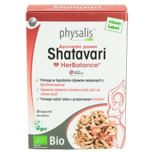 SHATAVARI BIO 30 KAPSUŁEK – PHYSALIS (HERBALANCE)