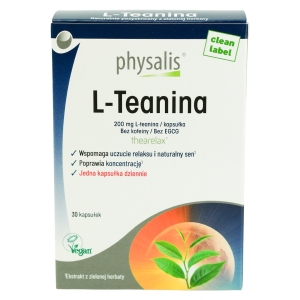 L-TEANINA 30 KAPSUŁEK – PHYSALIS