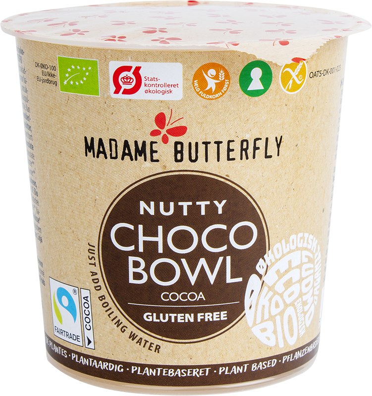 OWSIANKA BŁYSKAWICZNA CZEKOLADA – ORZECHY LASKOWE BEZGLUTENOWA BIO 55 g – MADAME BUTTERFLY OWSIANKA BŁYSKAWICZNA CZEKOLADA – ORZECHY LASKOWE BEZGLUTENOWA BIO 55 g – MADAME BUTTERFLY