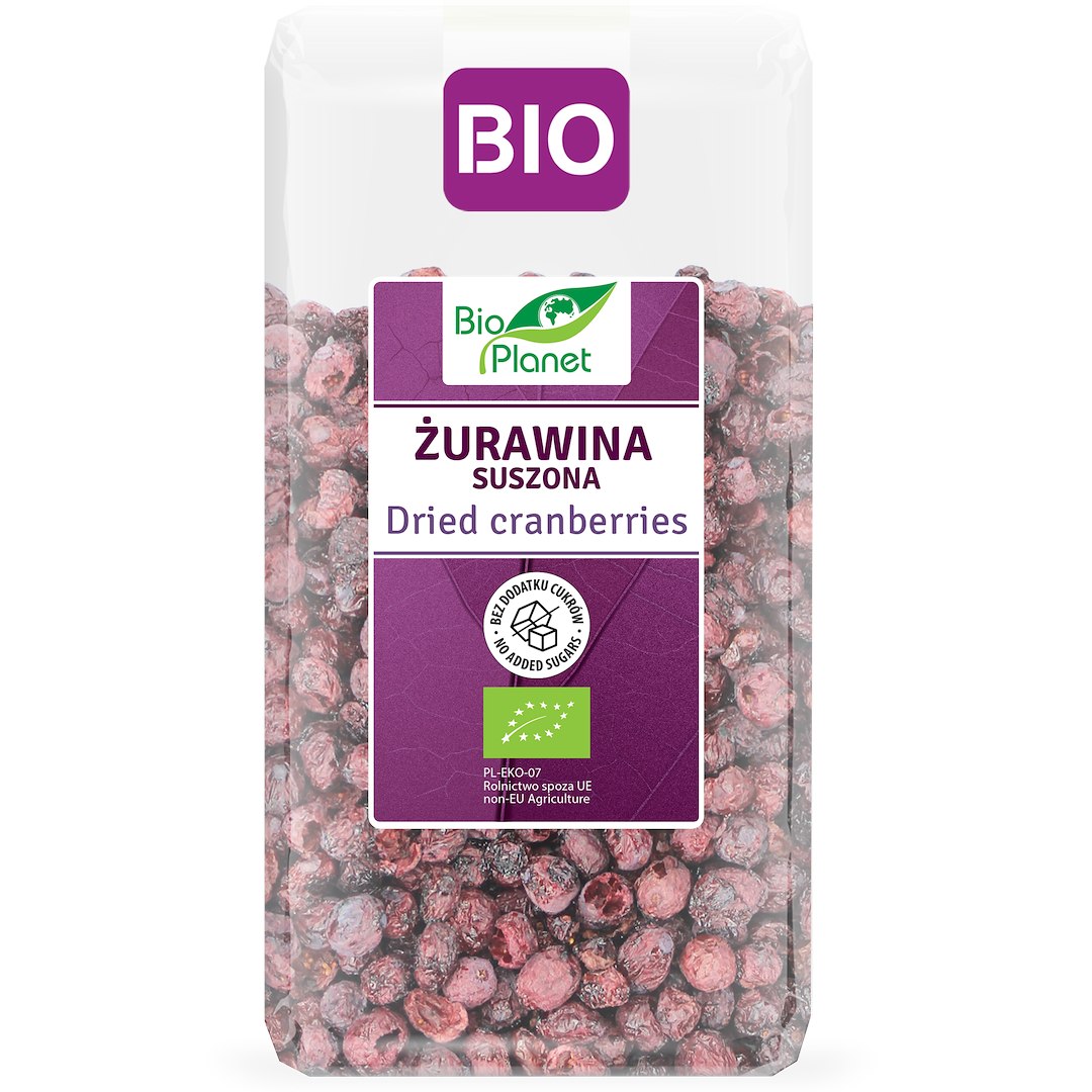 ŻURAWINA SUSZONA NIESŁODZONA BIO 100 g – BIO PLANET ŻURAWINA SUSZONA NIESŁODZONA BIO 100 g – BIO PLANET