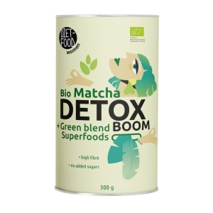 MATCHA DETOX BOOM BEZ DODATKU CUKRÓW BIO 300 g – DIET-FOOD