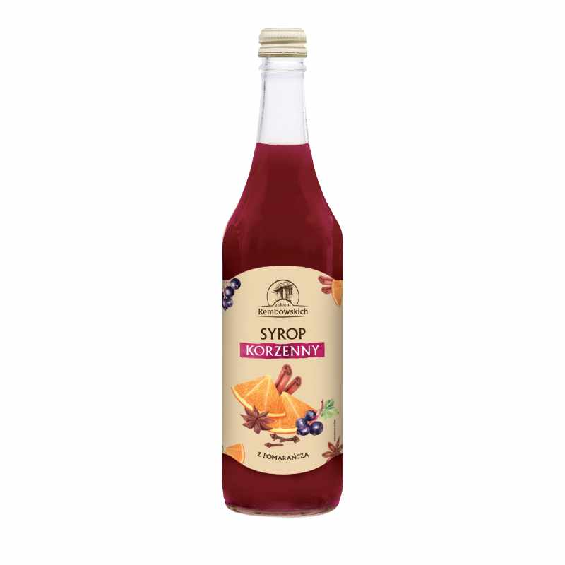 SYROP KORZENNY Z POMARAŃCZĄ 500 ml – REMBOWSCY SYROP KORZENNY Z POMARAŃCZĄ 500 ml – REMBOWSCY