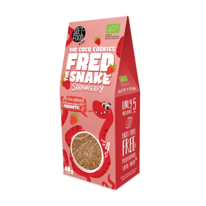 CIASTKA BŁONNIKOWE KOKOSOWE Z TRUSKAWKAMI BIO 80 g – DIET-FOOD (KIDS)