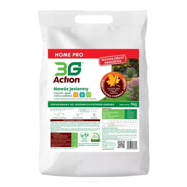 NAWÓZ JESIENNY ECO 9 kg – 3G ACTION (PRODUKT SEZONOWY) NAWÓZ JESIENNY ECO 9 kg – 3G ACTION (PRODUKT SEZONOWY)