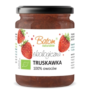 TRUSKAWKA 100 % BEZ DODATKU CUKRÓW BIO 260 g – BATOM