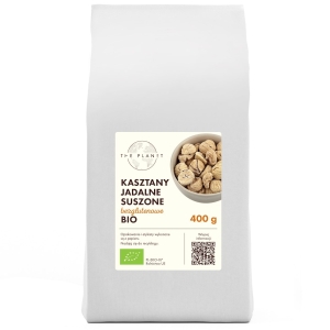 KASZTANY JADALNE SUSZONE BEZGLUTENOWE BIO 400 g – THE PLANET