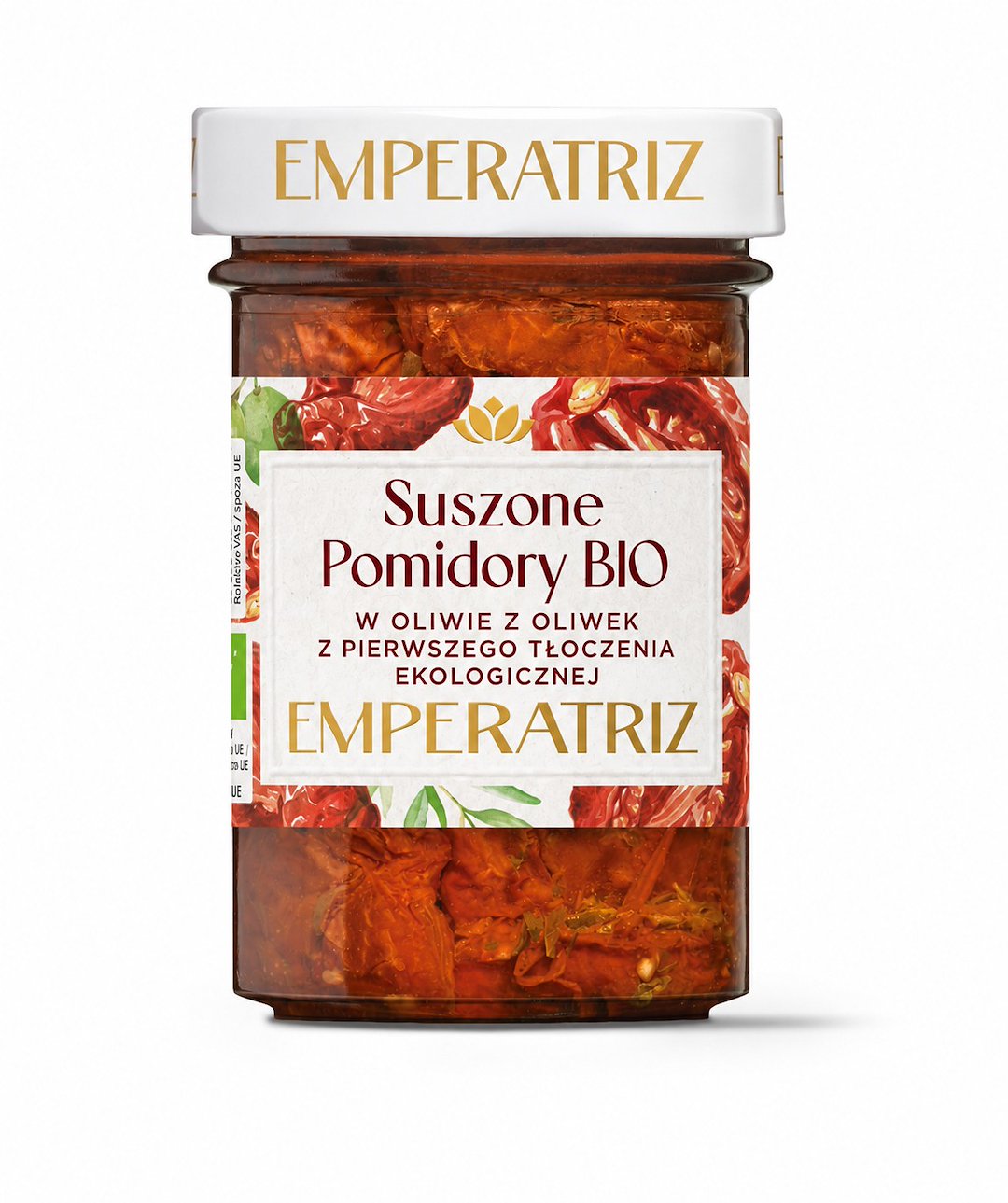 POMIDORY SUSZONE W OLIWIE Z OLIWEK EXTRA VIRGIN BIO 180 g – EMPERATRIZ POMIDORY SUSZONE W OLIWIE Z OLIWEK EXTRA VIRGIN BIO 180 g – EMPERATRIZ