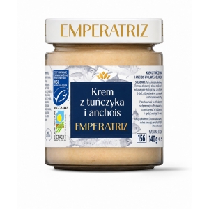 PASTA Z TUŃCZYKA BIAŁEGO I ANCHOIS MSC 140 g – EMPERATRIZ