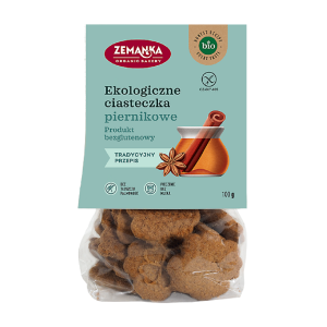 CIASTKA PIERNIKOWE BEZGLUTENOWE BIO 100 g – ZEMANKA (PRODUKT SEZONOWY)