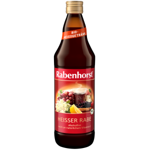 GRZANIEC BEZALKOHOLOWY CZARNY BEZ – MIÓD BIO 750 ml – RABENHORST (PRODUKT SEZONOWY)