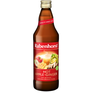 GRZANIEC BEZALKOHOLOWY JABŁKO – IMBIR – MIÓD LIPOWY BIO 750 ml – RABENHORST  (PRODUKT SEZONOWY)
