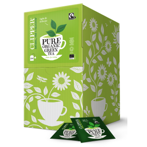 HERBATA ZIELONA FAIR TRADE BIO (250 x 2,0 g) 500 g – CLIPPER