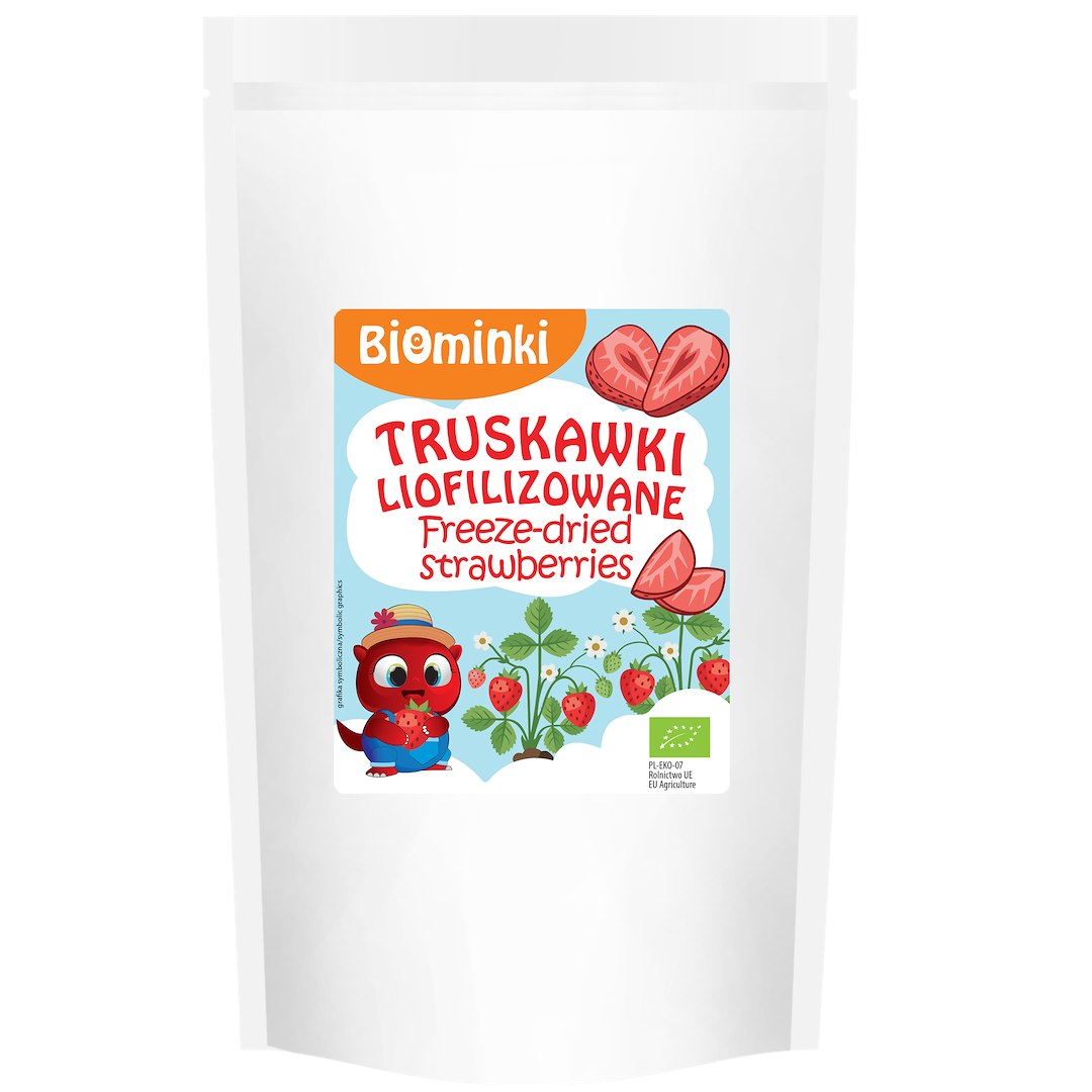TRUSKAWKI LIOFILIZOWANE BIO 30 g – BIOMINKI TRUSKAWKI LIOFILIZOWANE BIO 30 g – BIOMINKI