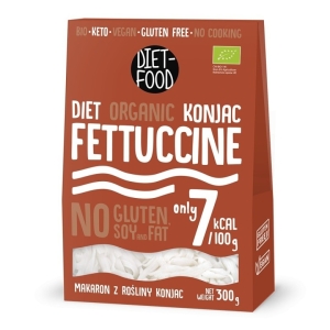 MAKARON (KONJAC) FETTUCCINE BEZGLUTENOWY BIO 385 g (300 g) – DIET-FOOD