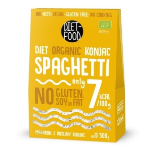 MAKARON (KONJAC) SPAGHETTI BEZGLUTENOWY BIO 385 g (300 g) – DIET-FOOD