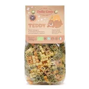MAKARON (SEMOLINOWY TRÓJKOLOROWY) MISIE BIO 200 g – DALLA COSTA